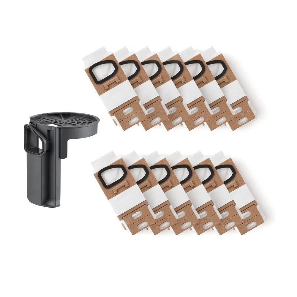 Roborock Staubsaugerbeutel-Kit mit 12x Staubsaugerbeutel und 1x Halterung für H6 | H7 Roborock Staubsaugerbeutel-Kit mit 12x Staubsaugerbeutel und 1x Halterung für H6 | H7