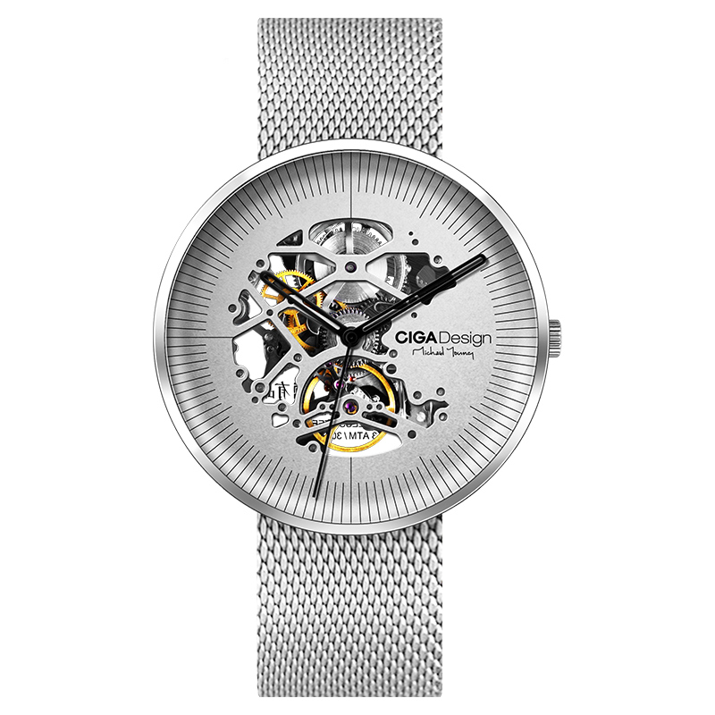 CIGA Design Skeleton Mechanical Watch - MY Silver CIGA Design Skeleton Mechanical Watch - MY Silver